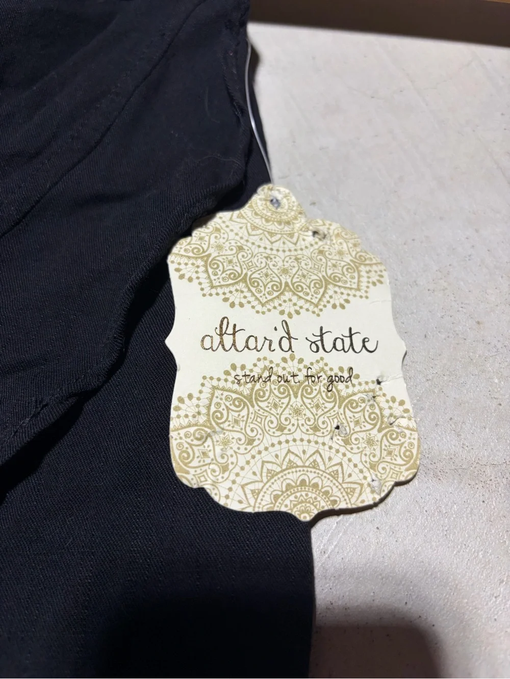 Altar’d state NWT Black Ruffled Skort large MSRP$60